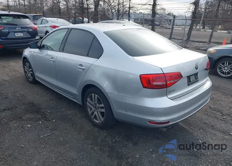 2015 Volkswagen Jetta 2.0L S z USA, uszkodzony, nr VIN 3VW2K7AJ0FM343865